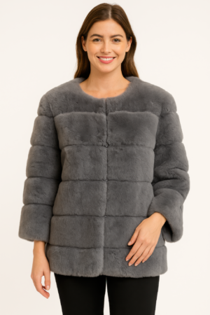 Plush Camel Faux Fur Jacket