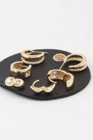 Multi Luxury Hoop Earrings Set