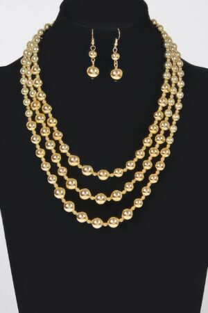 Ccb Ball Necklace Set