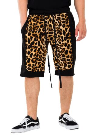 Cheetah Contrast Shorts