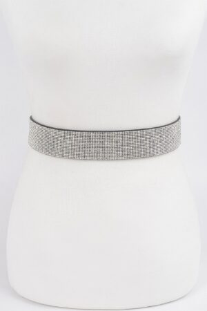Plus Size Rhinestone Belt
