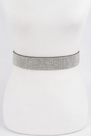 Full Rhinestone Waist Belt