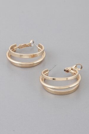 Interlaced Hoop Earrings