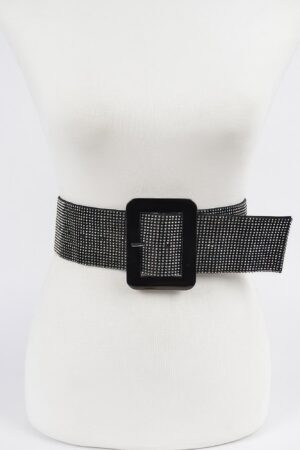Wide Rhinestone Belt