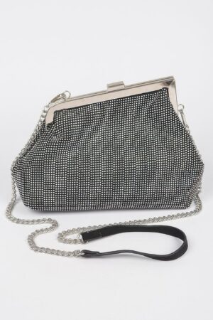 Rhinestone Party Frame Clutch