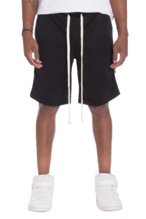 Mens Checkered Stripe Track Shorts