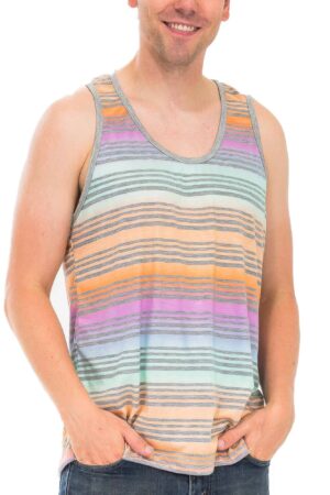 Pastel Striped Tank Top
